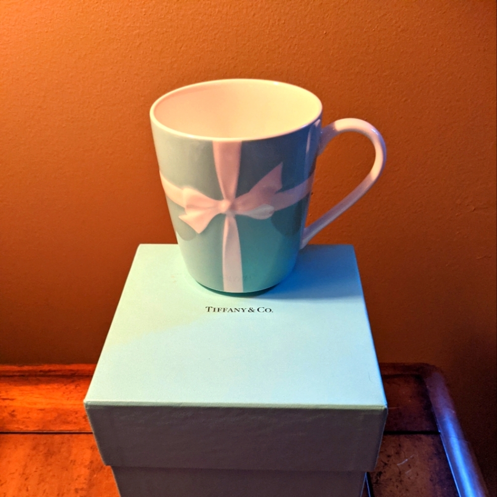 Tiffany & Co Blue Ribbon Mug